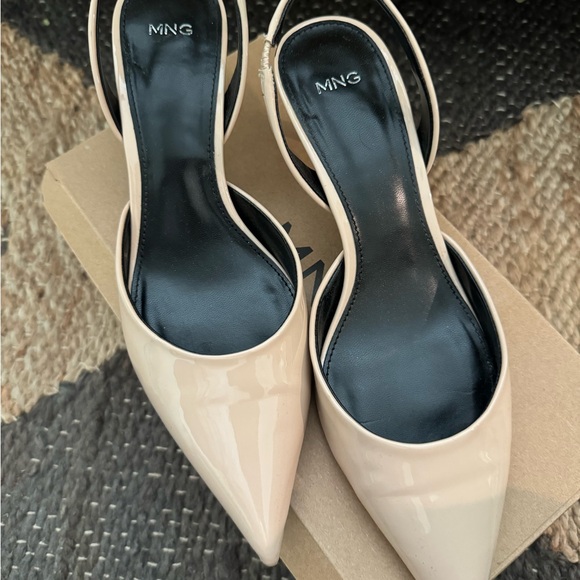 Mango Nude Slingback kitten heel - Picture 2 of 4